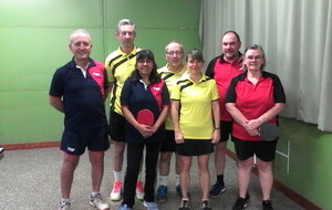 en coupe mixte: Les Pongistes Mesnilois 1 reçoivent  Saint Philibert 1